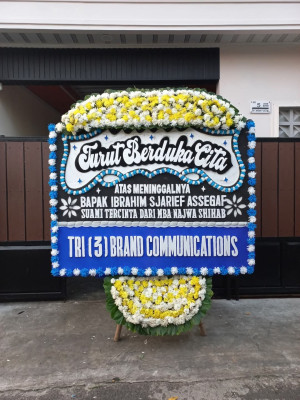 Papan Bunga Duka di Srihardono